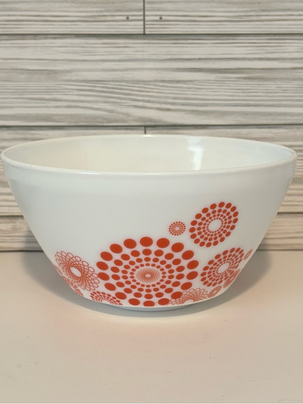 Vintage Charm Inspired by Pyrex Tickled Pink 6 Cup Mixing Bowl 1.4L Opal Glass